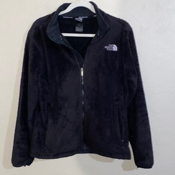 The North face black zip up fleece jacket - Picture 1 of 6
